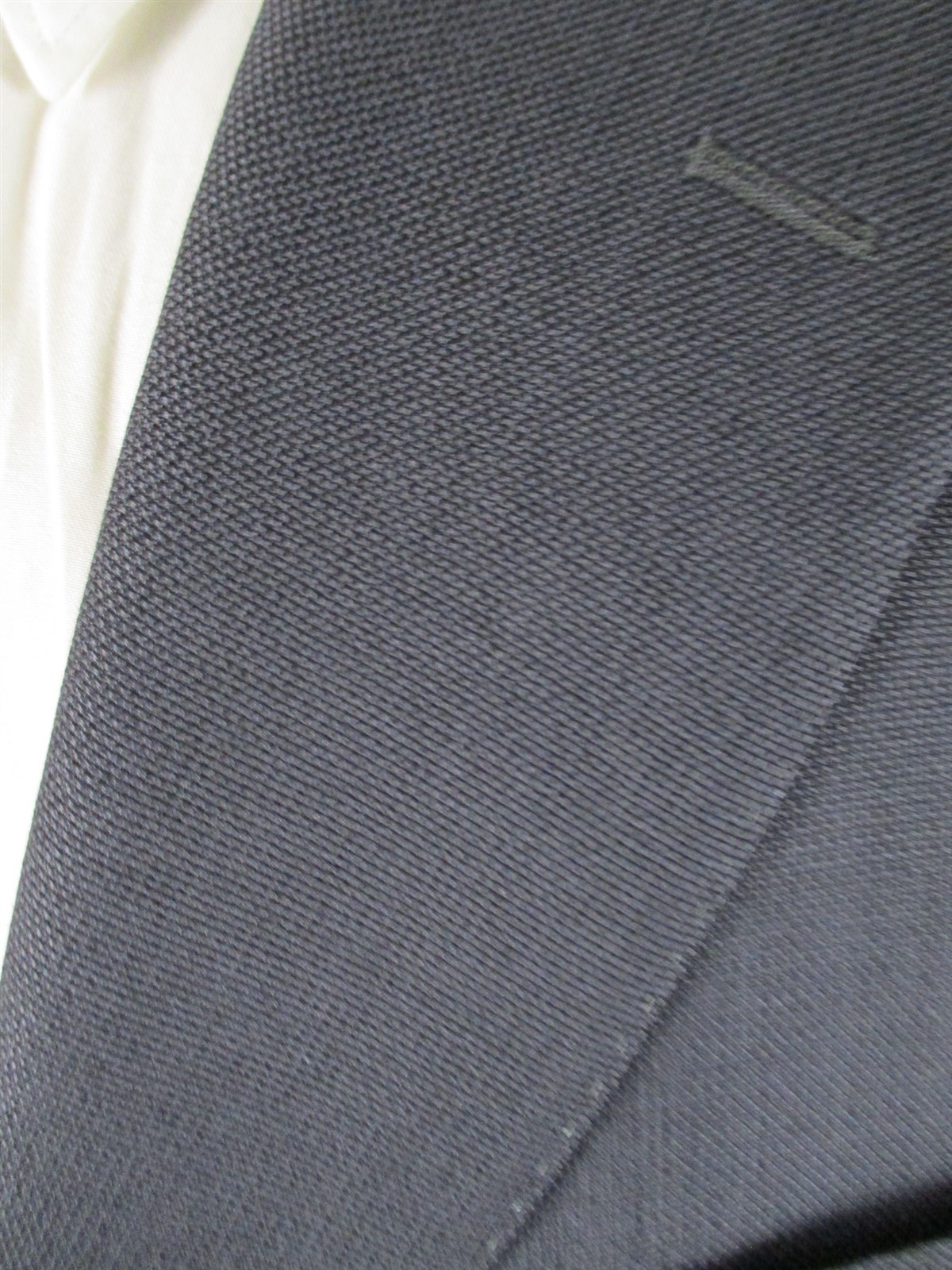 Canali Mens Blue Nailhead 2 Btn Wool Silk Suit 44R Italy Working Cuffs