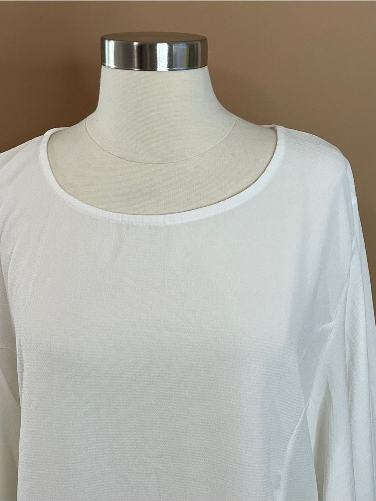Boohoo Curve White Bell Sleeve Blouse Plus Size 20 US 20
