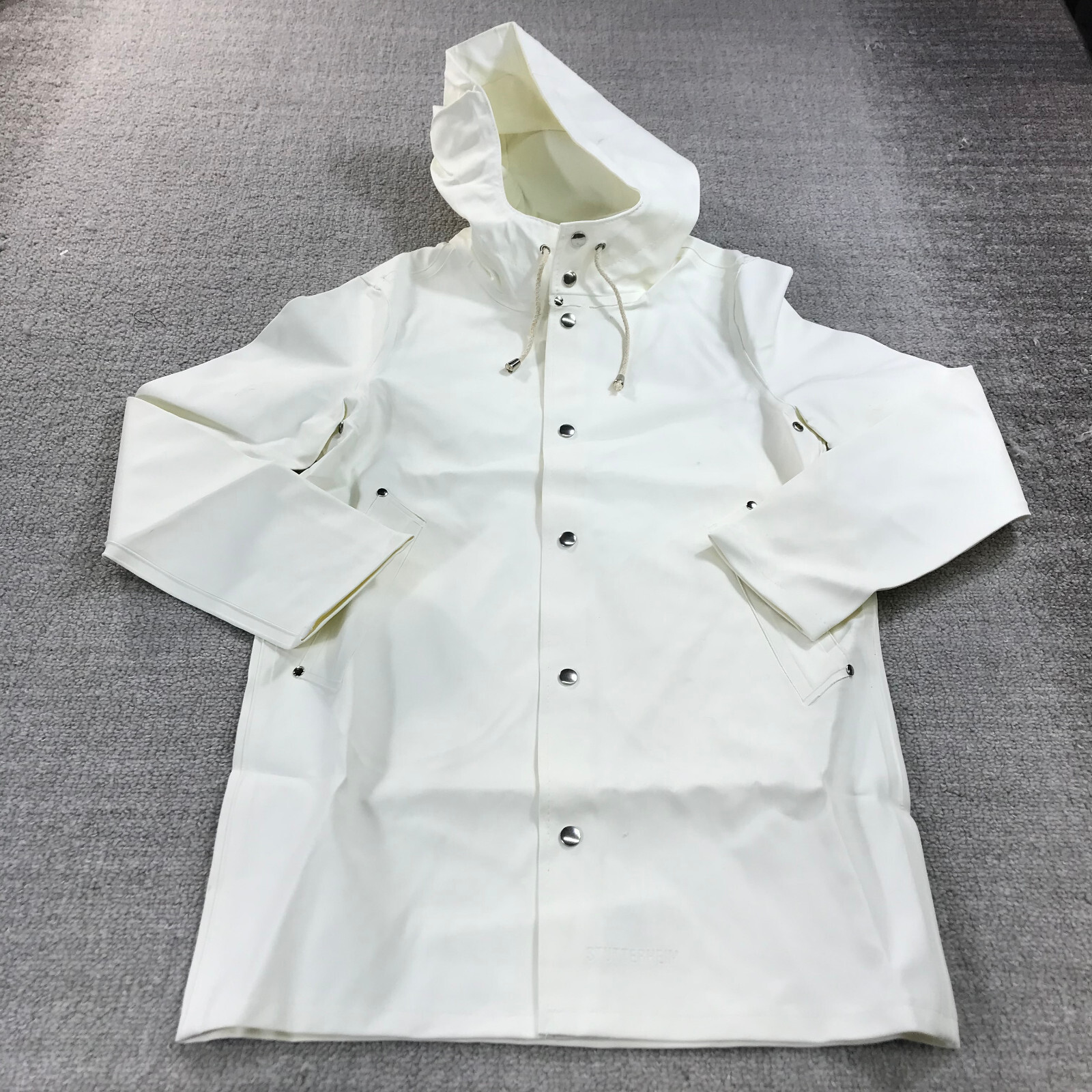 Stutterheim Stockholm Jacket Mens 3XS XXXS Hoodie Mosebacke Rain Coat B3454