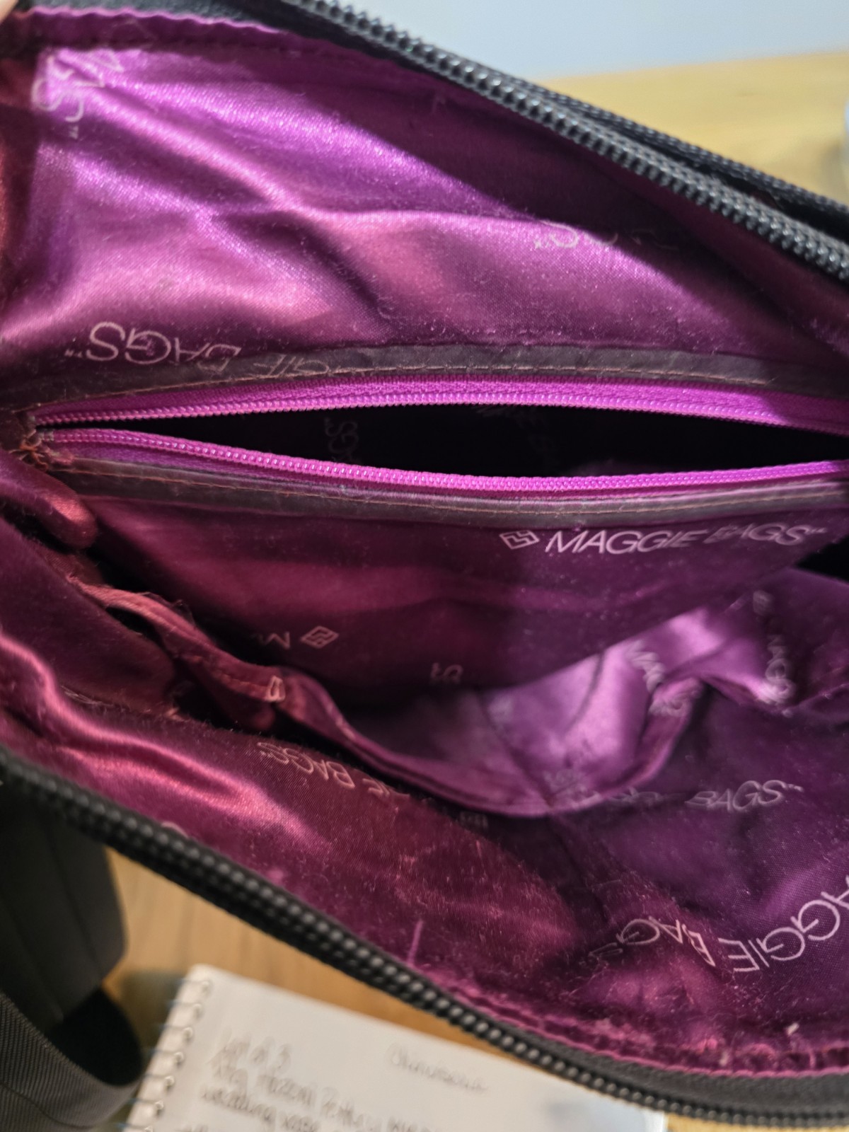 Maggie Bags The Betty Bag Black Seatbelt Crossbody Bag Purse