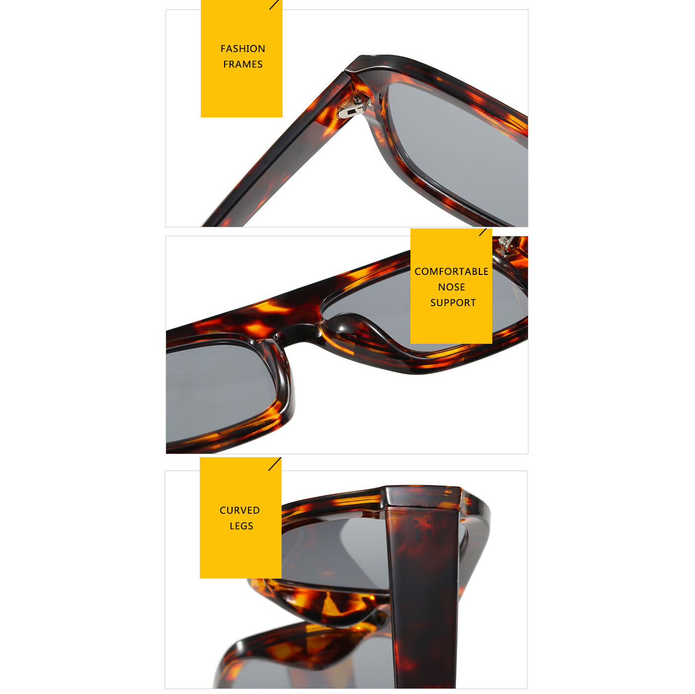 Unisex Classic Square Sunglasses Fashion Outdoor Shade Glasses UV Protection New