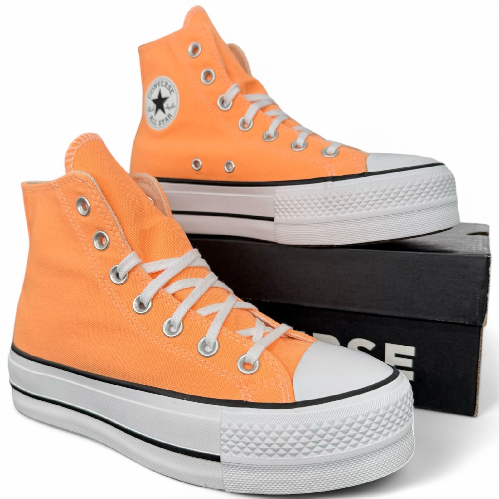 Converse Chuck Taylor LIFT HI High Top Canvas Platform Women US Sz 5-10.5 NEW
