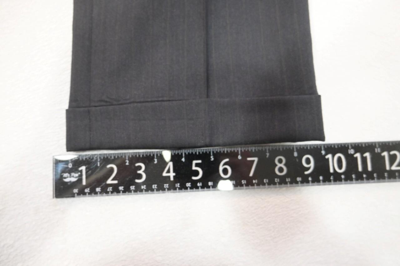 Jos A Bank 100% Wool Striped 2 Piece Suit Pants Jacket Mens Sz 34 x 31 40 R
