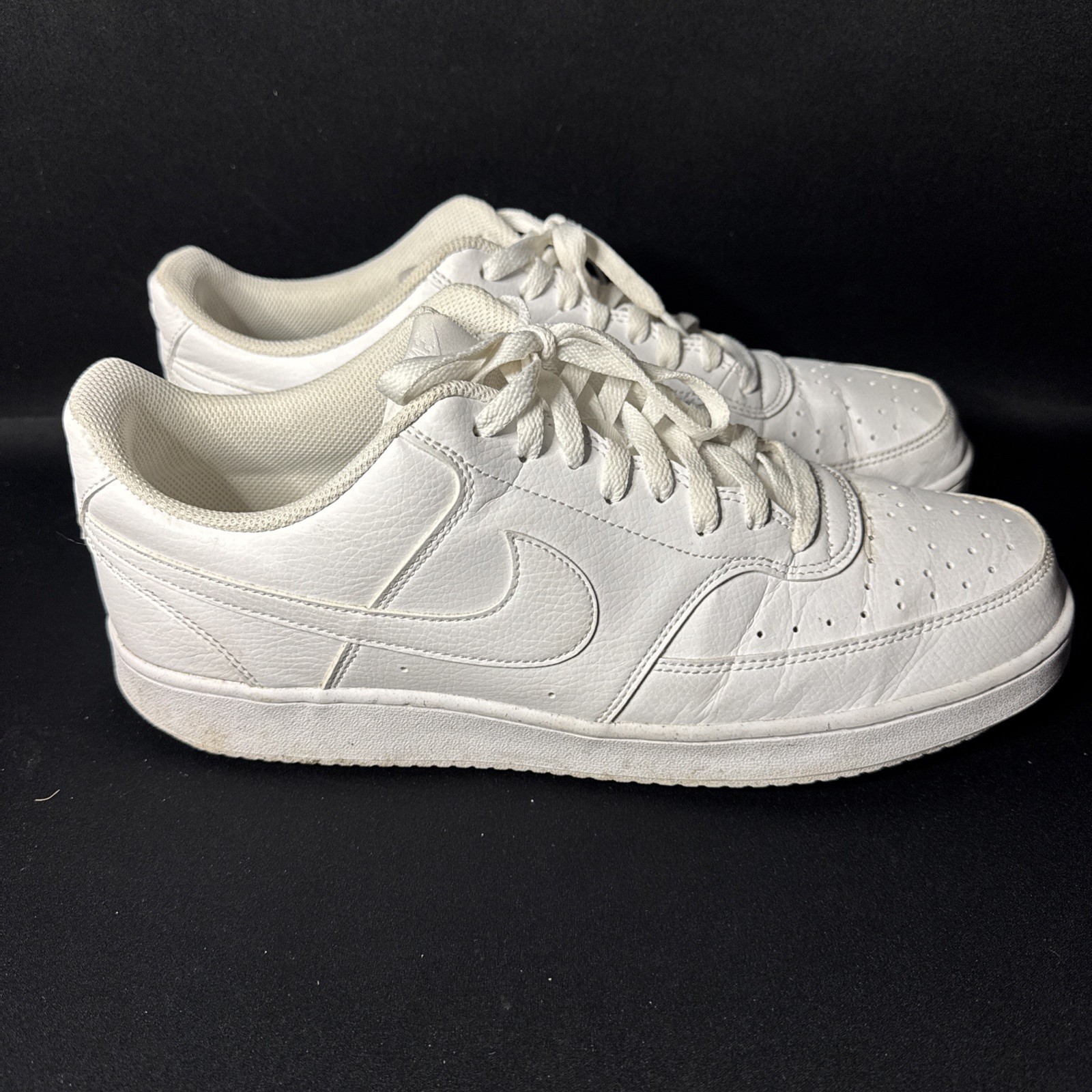 Nike Mens Court Vision DH2987-100 White Casual Shoes Sneakers Size 13