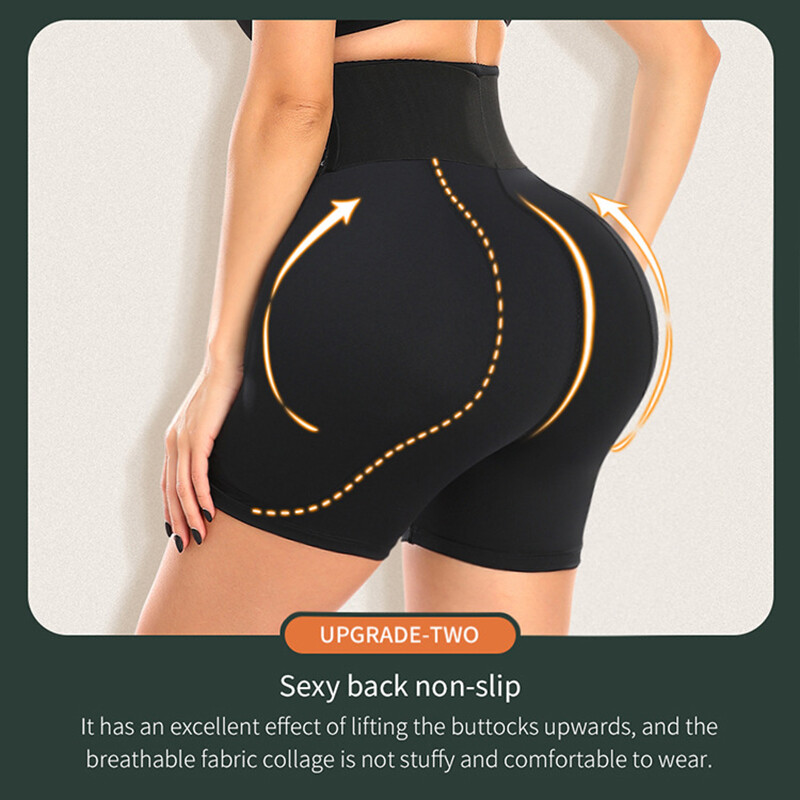 Booty Shaper Padded Panties Women Hip Dip Pads Shapewear with Tummy Control Wrap