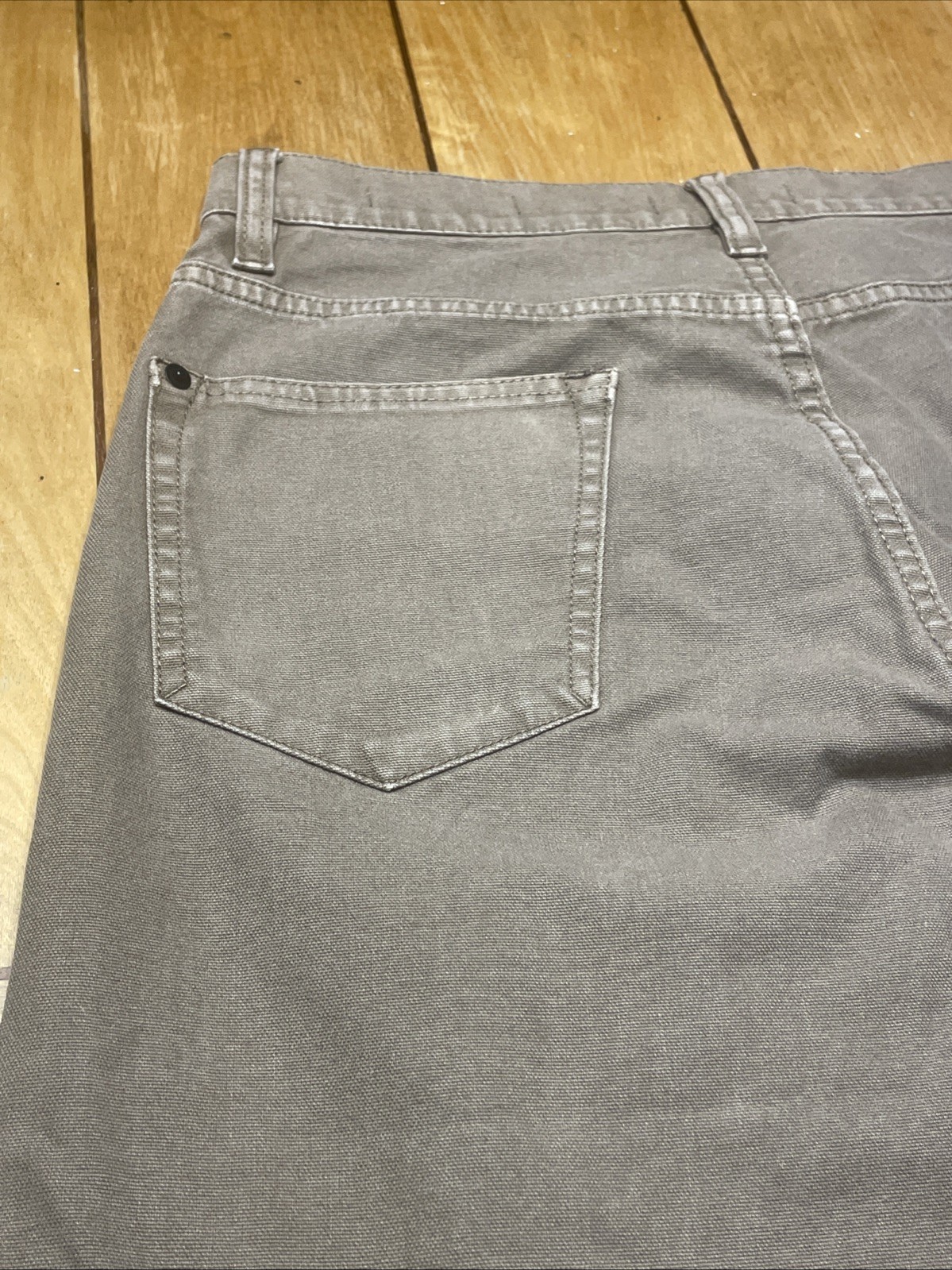 Proof Rover Pants Mens Size 31×28 Straight Canvas Stretch Huckberry Beige Khaki