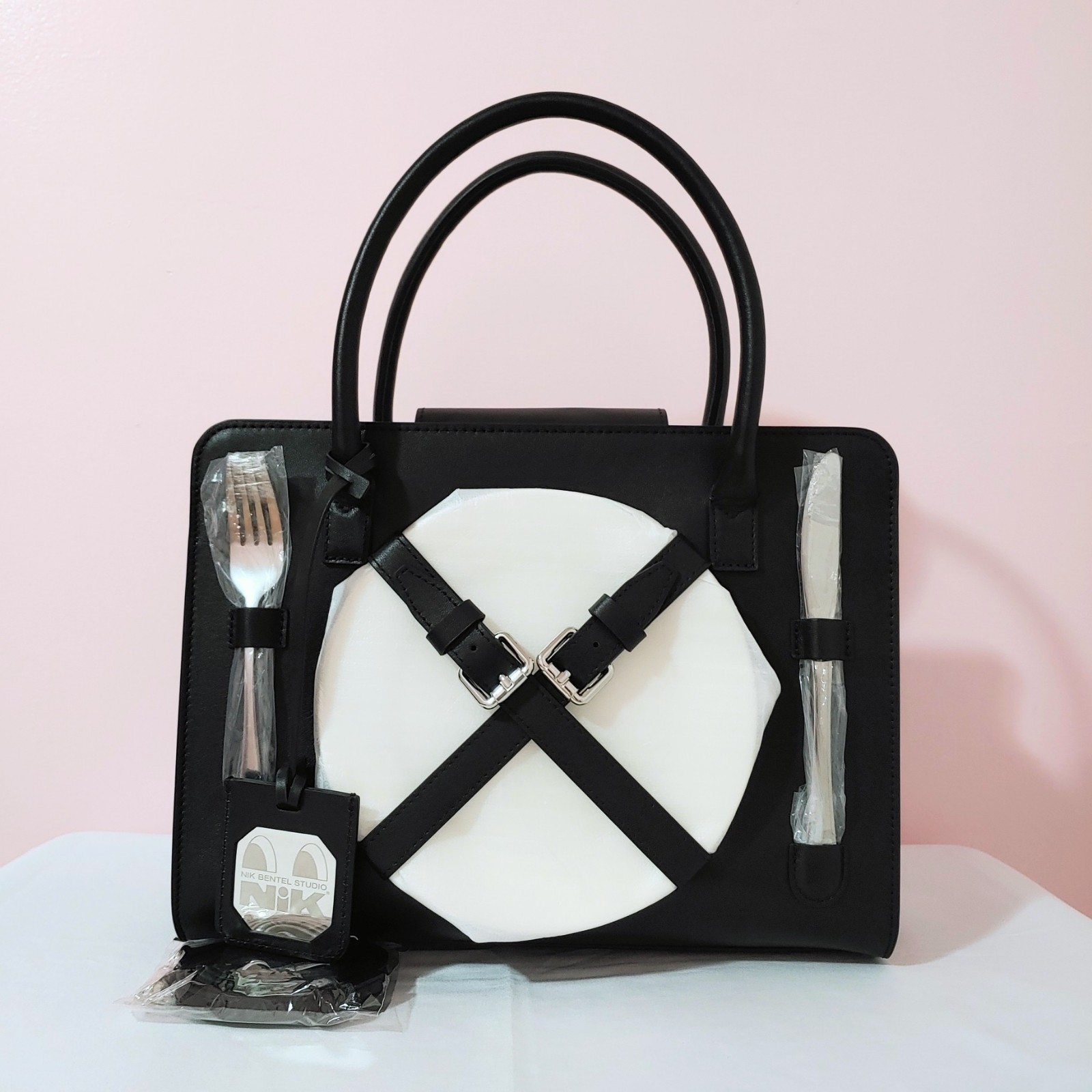 NWOT Nik Bentel Studio the Dinner Bag Black by Nik Bentel Brand New without Tags