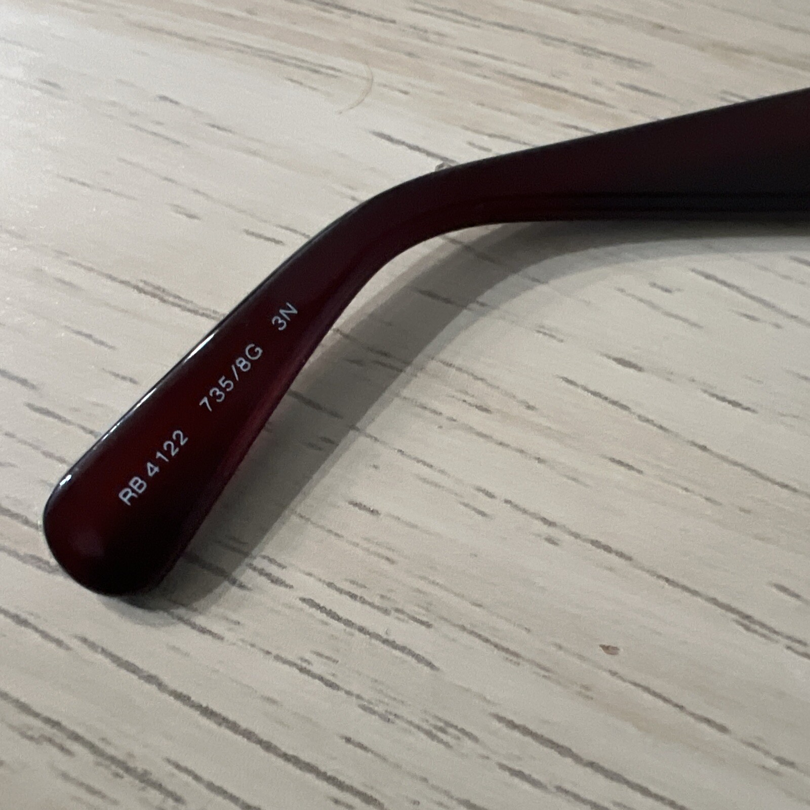 Ray-Ban RB 4122 735/8G 3N Sunglasses Burgundy Red Frames Only