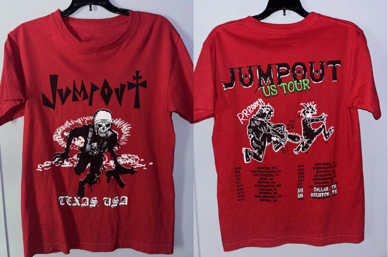 OsamaSon Texas Exclusive Jumpout Tour Merch T-Shirt Streetwear Graphic Tee Mens