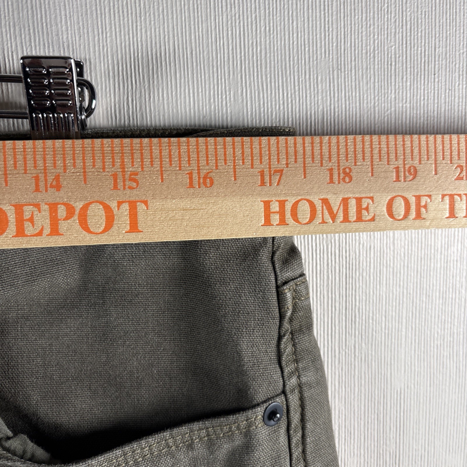 Proof Rover Pants Mens 34×32 Green Slim Fit Huckberry Stretch Canvas Straight