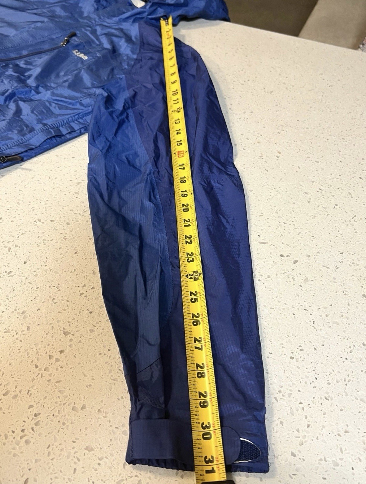 L.L. Bean Men’s Trail Model Rain Jacket Blue Large Regular OGTF8 Waterproof