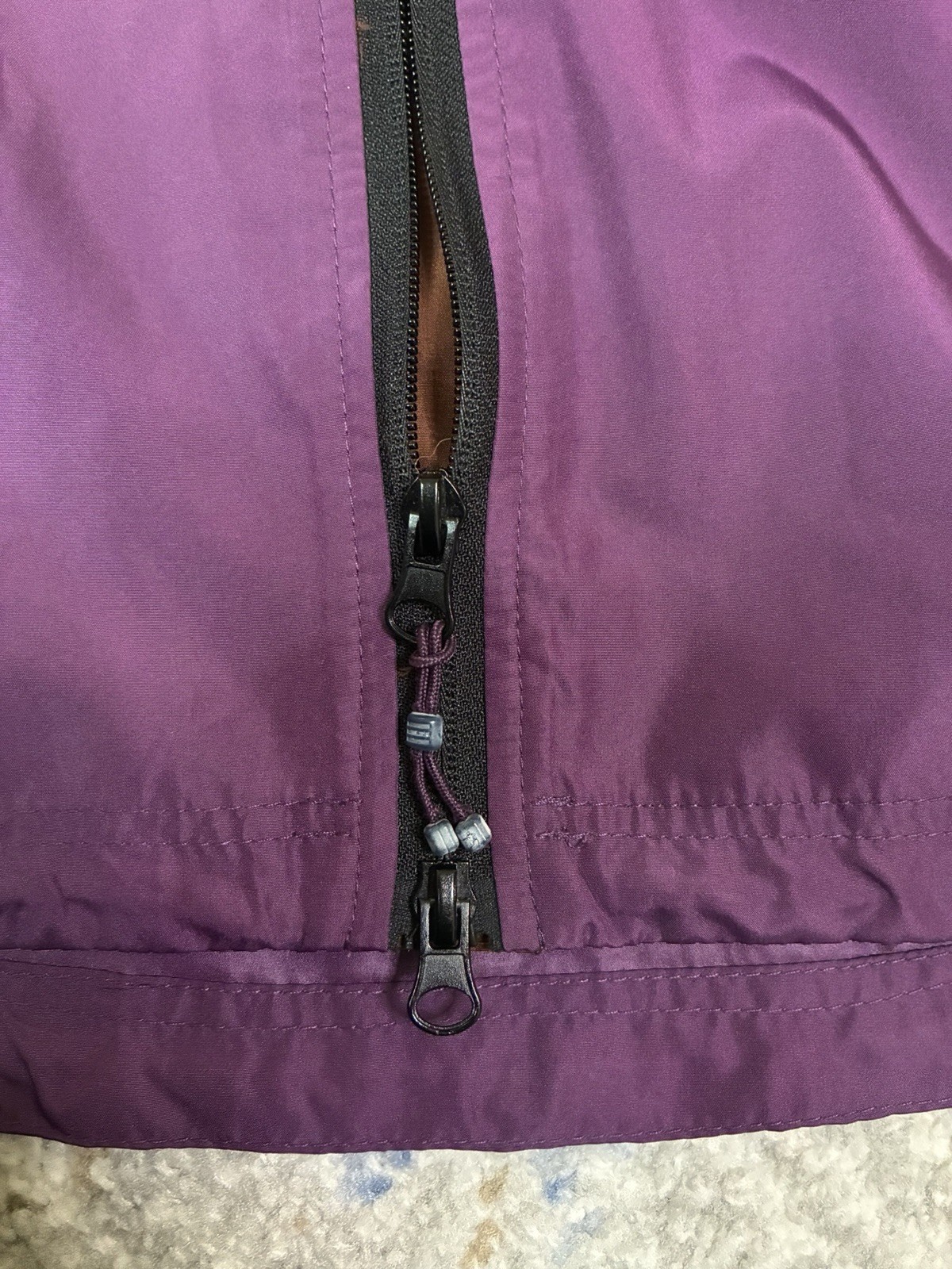 Without Walls Colorblock Hooded Windbreaker Jacket Retro Gorpcore Mens Size XL