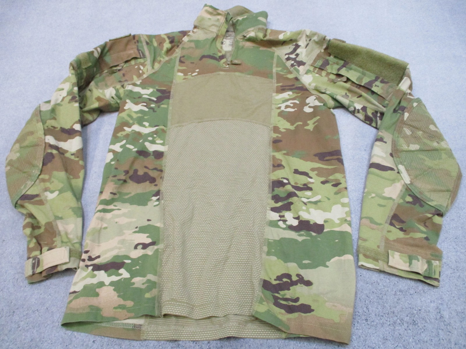 Team Soldier Certified Gear Army Combat Shirt MultiCam Padded Elbows Size S