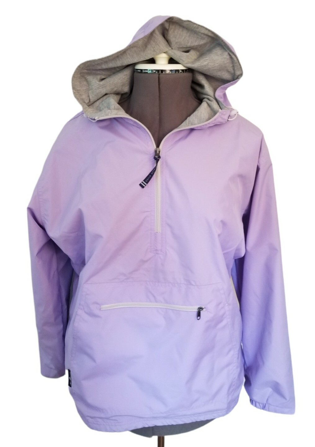 Charles River Apparel Rain Women’s Jacket purple Size L pit to pit 24 in NWT
