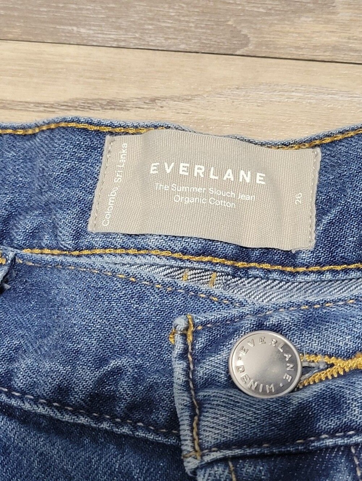 Everlane The Summer Slouch Jean Womens Size 26 Blue