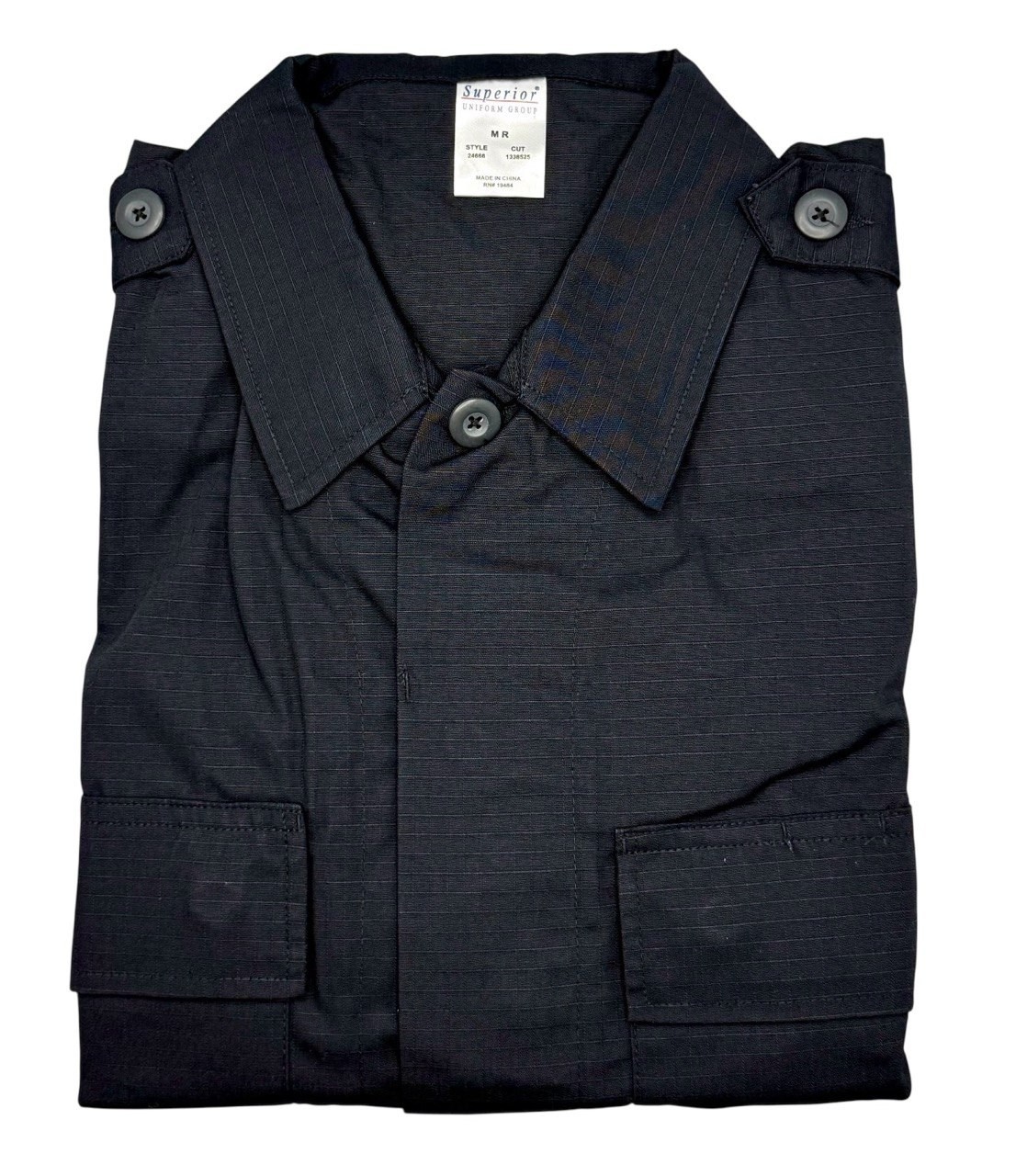 ⭕️ TACTICAL BDU DARK NAVY RIPSTOP LS/SS SHIRT MILITARY WORKWEAR SUPERIOR UNIFORM