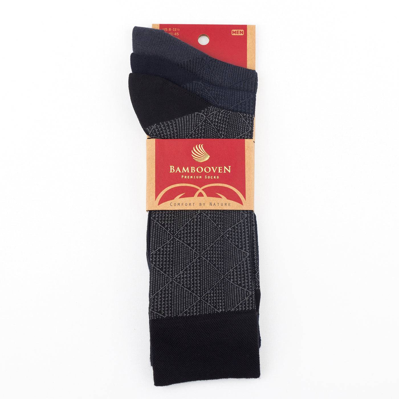 Men’s Bamboo Lightweight Dress & Trouser Socks – Soft, Breathable (3 Pack)
