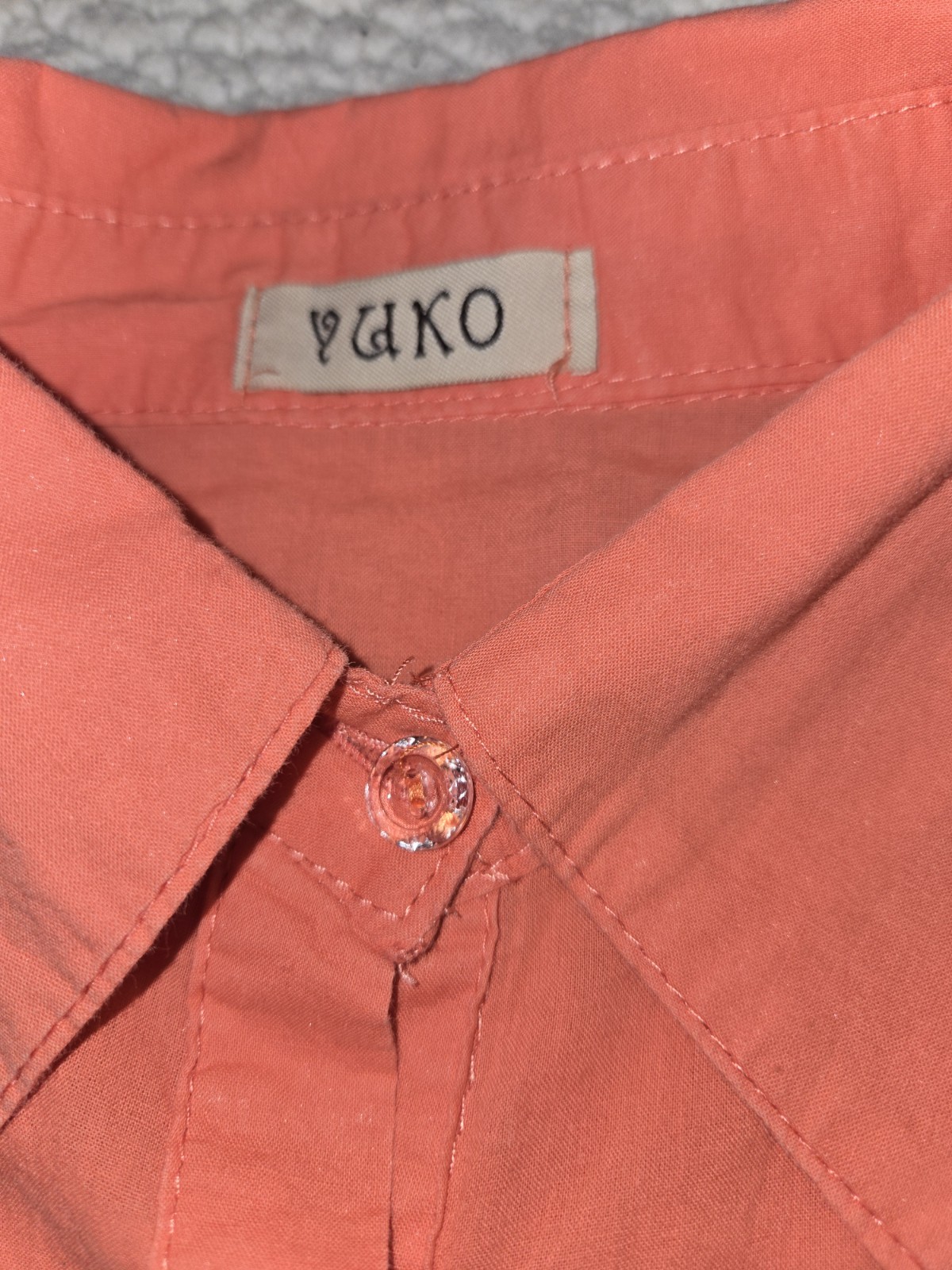 Yuko Blouse Sz L(see Measurements) Floral Embroidery Tunic Lenght Light…