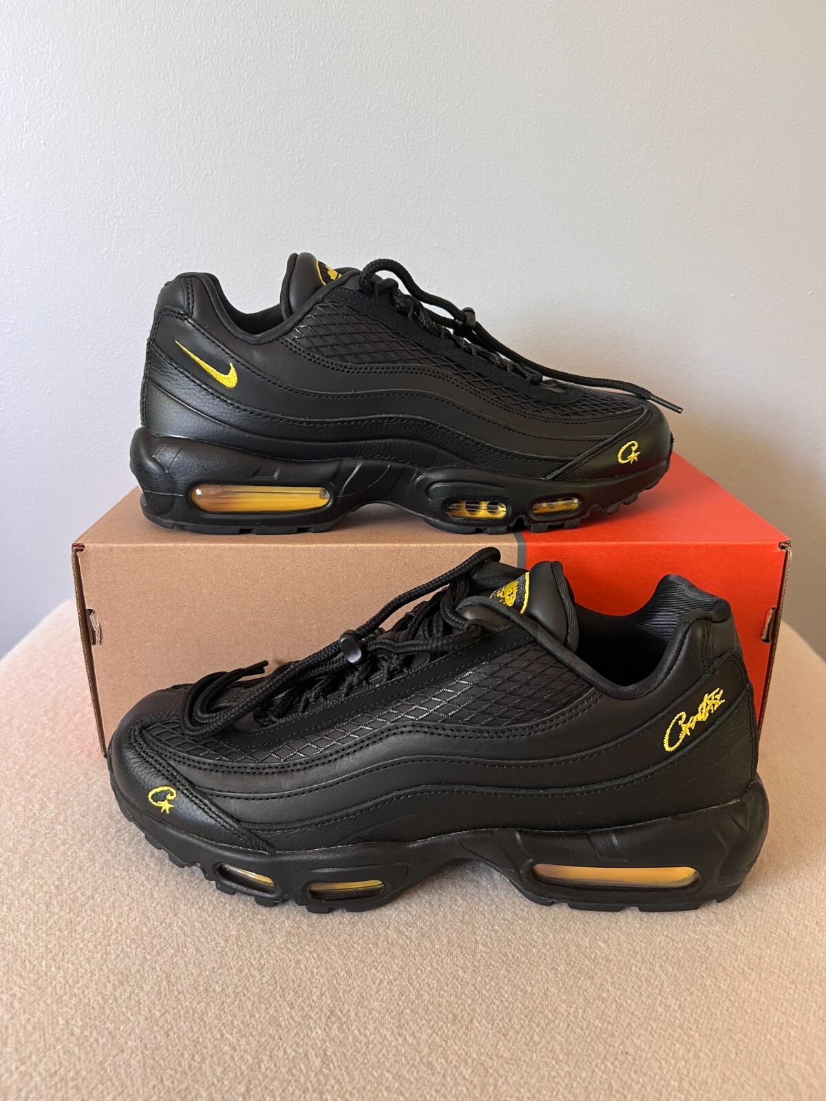 Nike x Corteiz Air Max 95 – Size 10 – Honey Black – NEW – FB2709-003