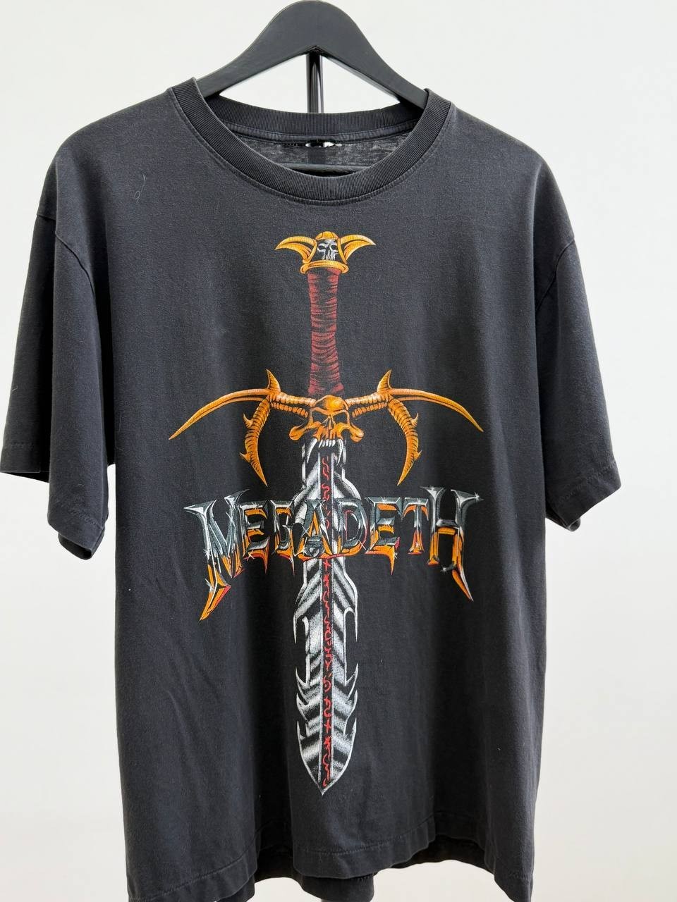 Vintage 90s MEGADETH 1997 mega tess band t-shirt traviss scott Style