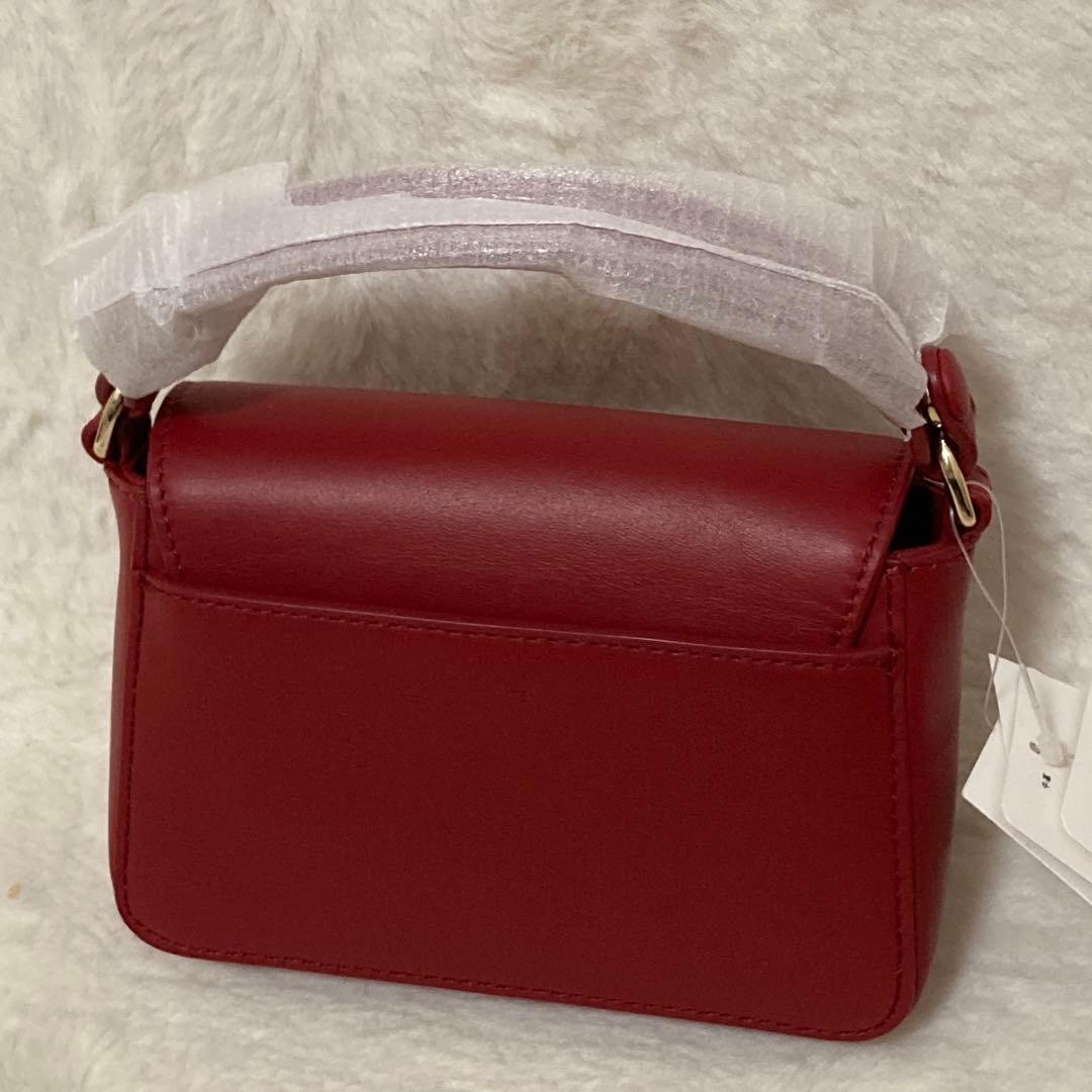 Tory Burch 2way mini shoulder bag pochette red
