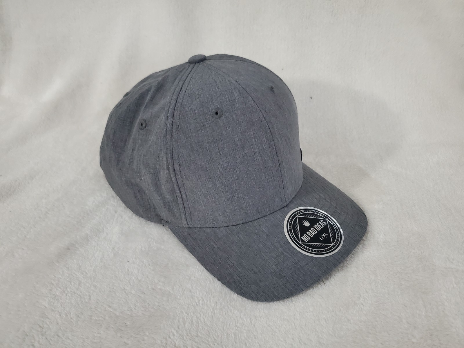 NO BAD IDEAS NBI CONLEY 2.0 MENS STRETCH FIT HAT LARGE X-LARGE XL GREY NEW