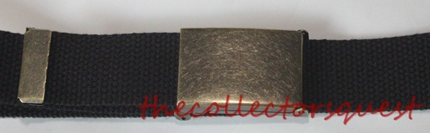 NEW BRASS FLIPTOP ADJUSTABLE 56″ INCH BLACK CANVAS MILITARY GOLF WEB BELT BUCKLE