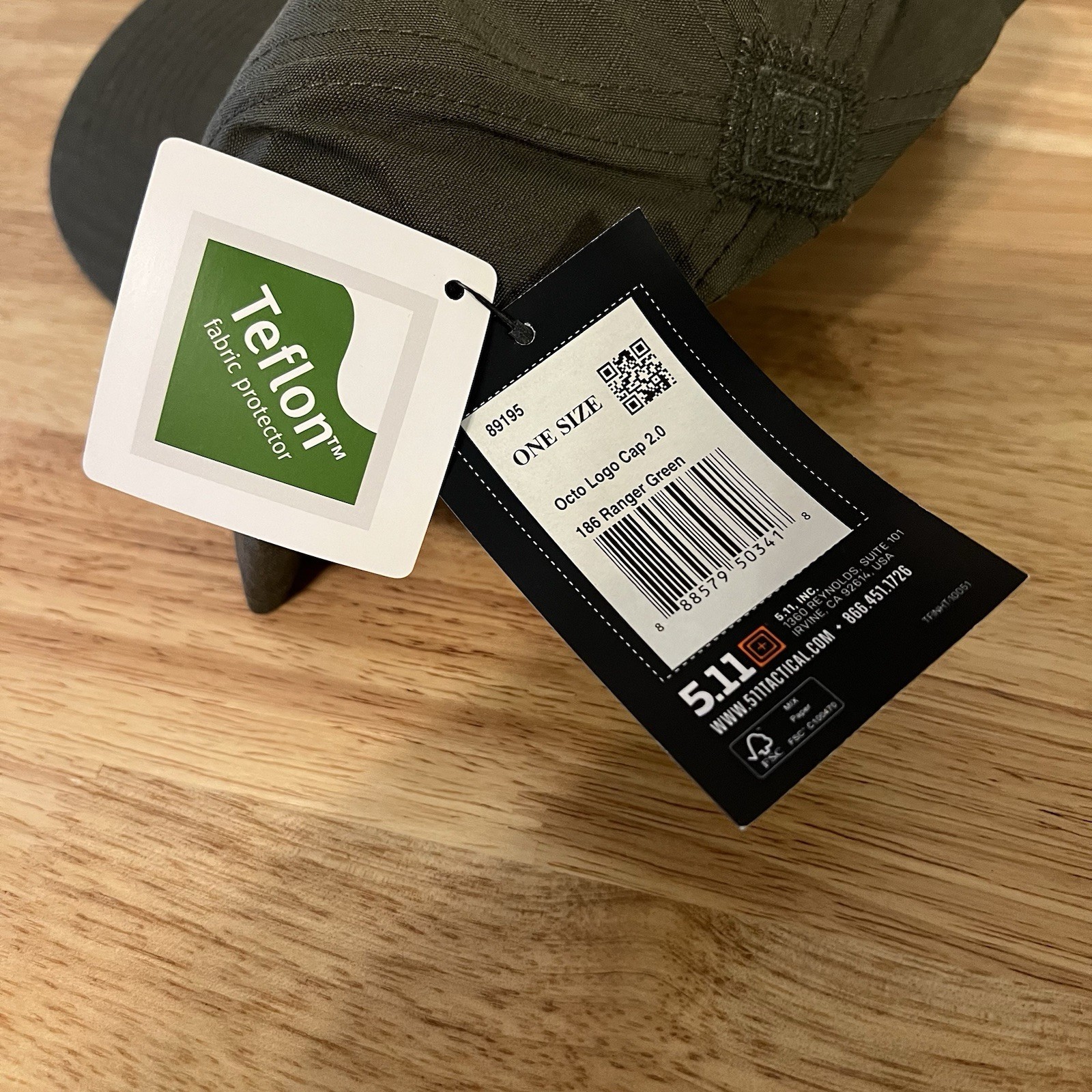 NEW 5.11 Tactical Hat ABR Octo Logo Cap 2.0 “Always Be Ready” Teflon Coated NWT