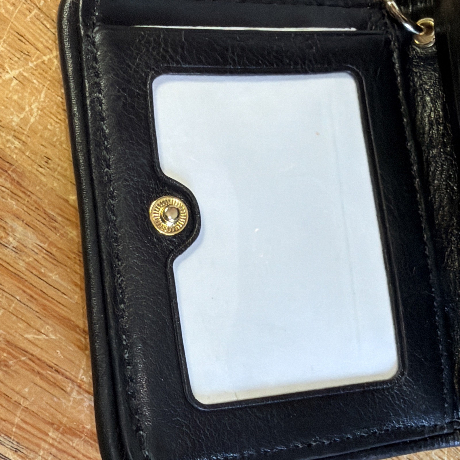 L.A.M.B Gwen Stefani Alchemy Key Chain Wallet Black And White Very Nice
