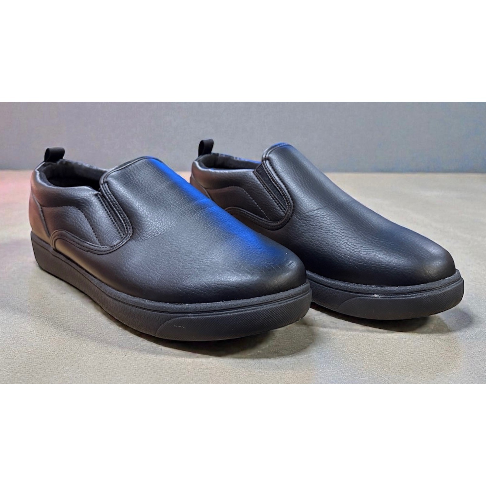 Academy Sports Outdoors Black Slip On Shoes Mens 12 All Man Made Casual Comfort