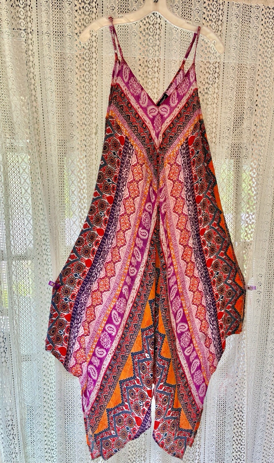 Tolani Anthropologie Paisley Handkerchief Hem Asymmetrical Dress Small