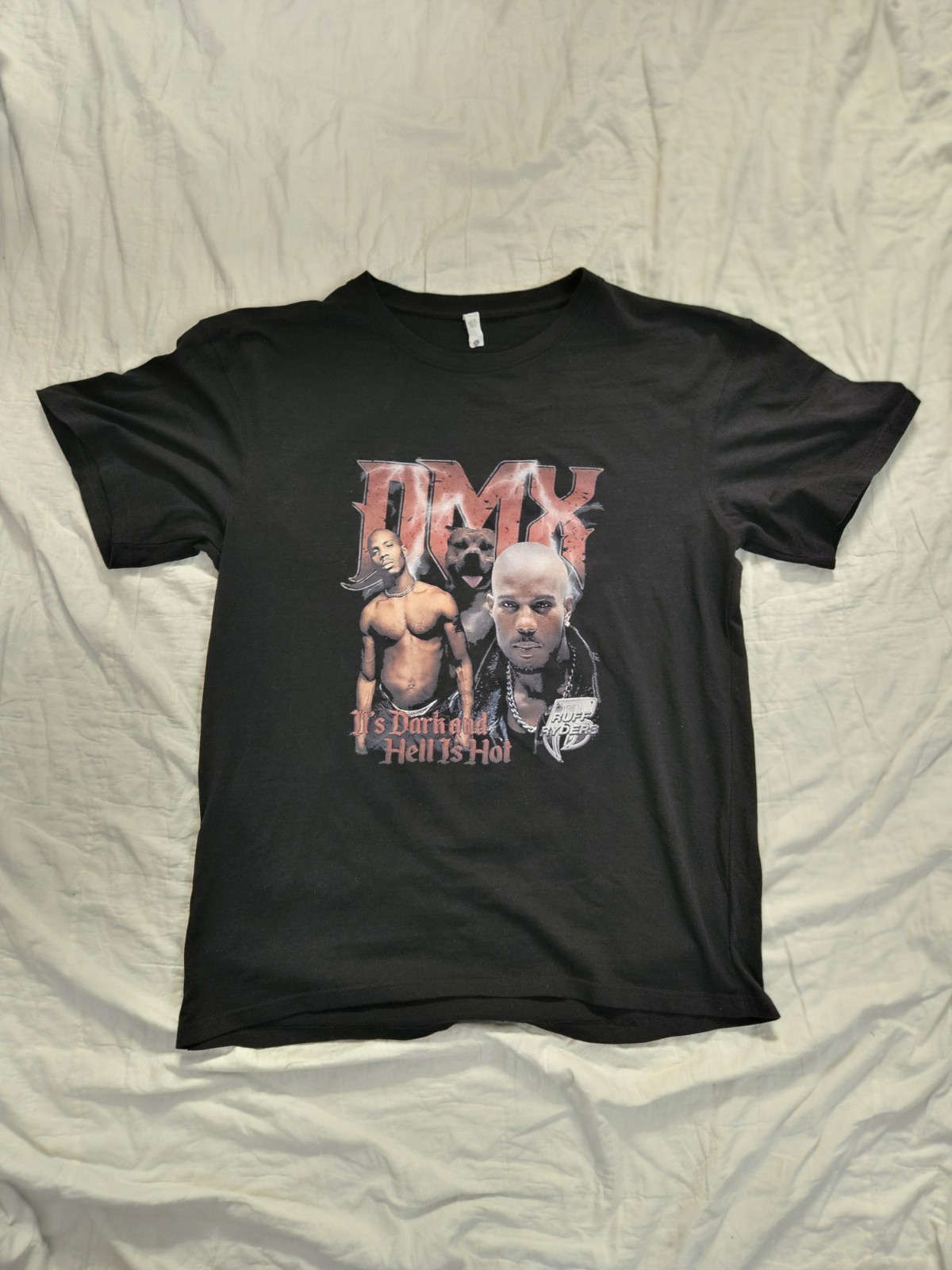 DMX Rap Tee Shirt Mens 3XL It’s Dark Hell Is Hot Ruff Ryders Vintage Style