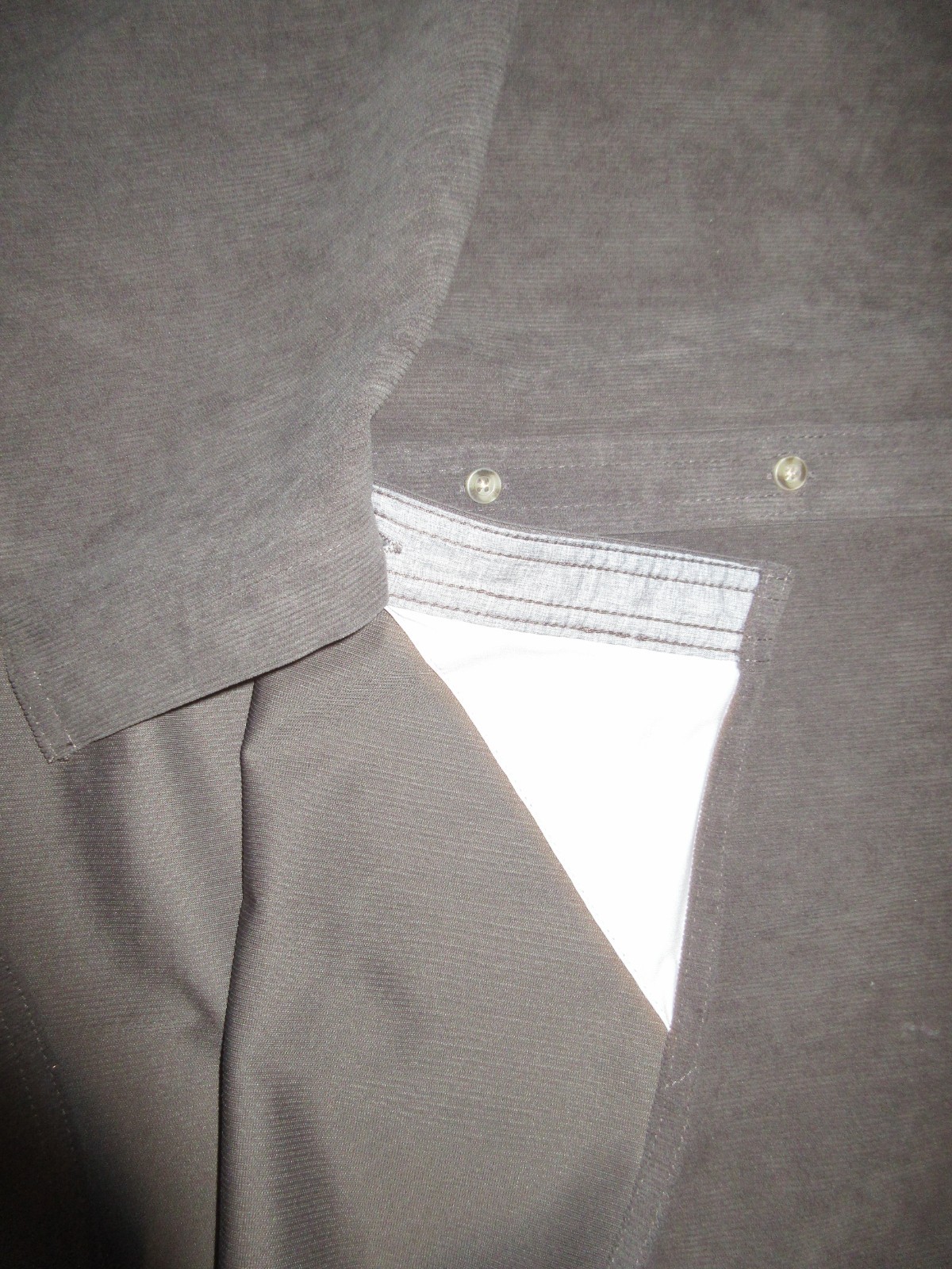 Huk Fishing Mens Hawser Corduroy Button Down LS Shirt XXL Volcanic Ash