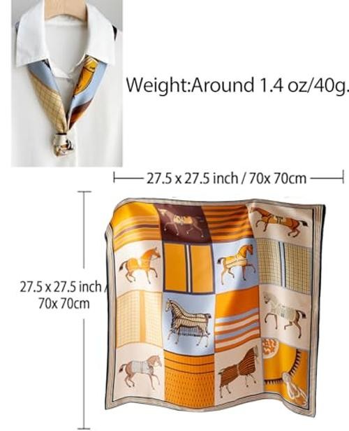 Hair Bandanas Scarf For Women Lightweight 19-win Instant Success/27.5*27.5in
