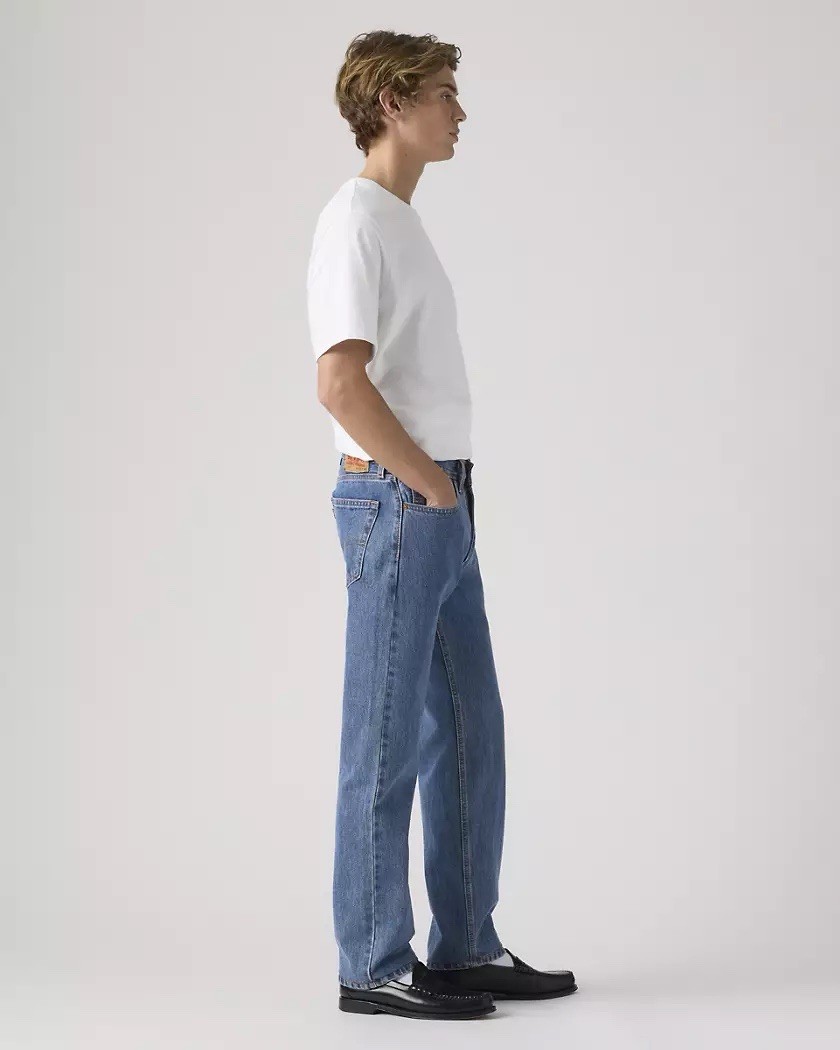 Levi’s 505 Regular Fit Jeans Men’s 30×30 Light Wash Blue Eco Ease NWT 005054891