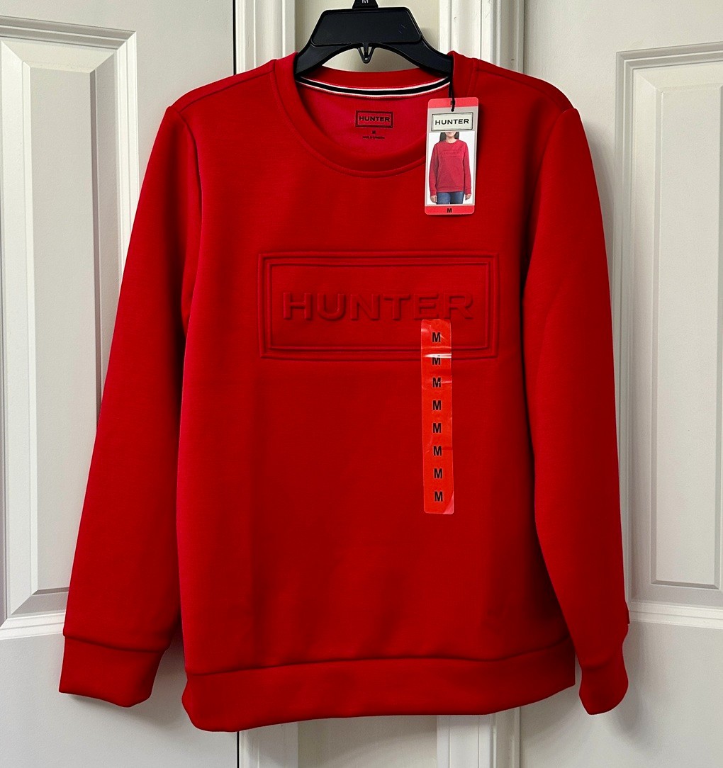 Hunter Women’s Embossed Pullover, Red