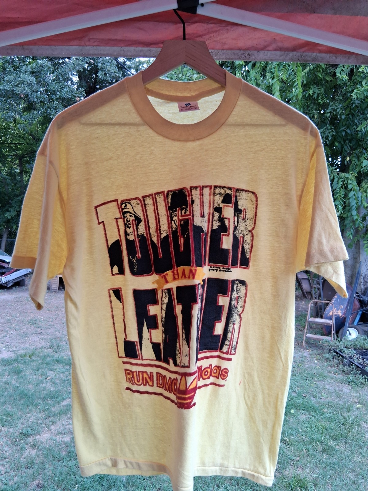 Vintage 80’s RUN DMC Tougher Than Leather Bootleg T-shirt