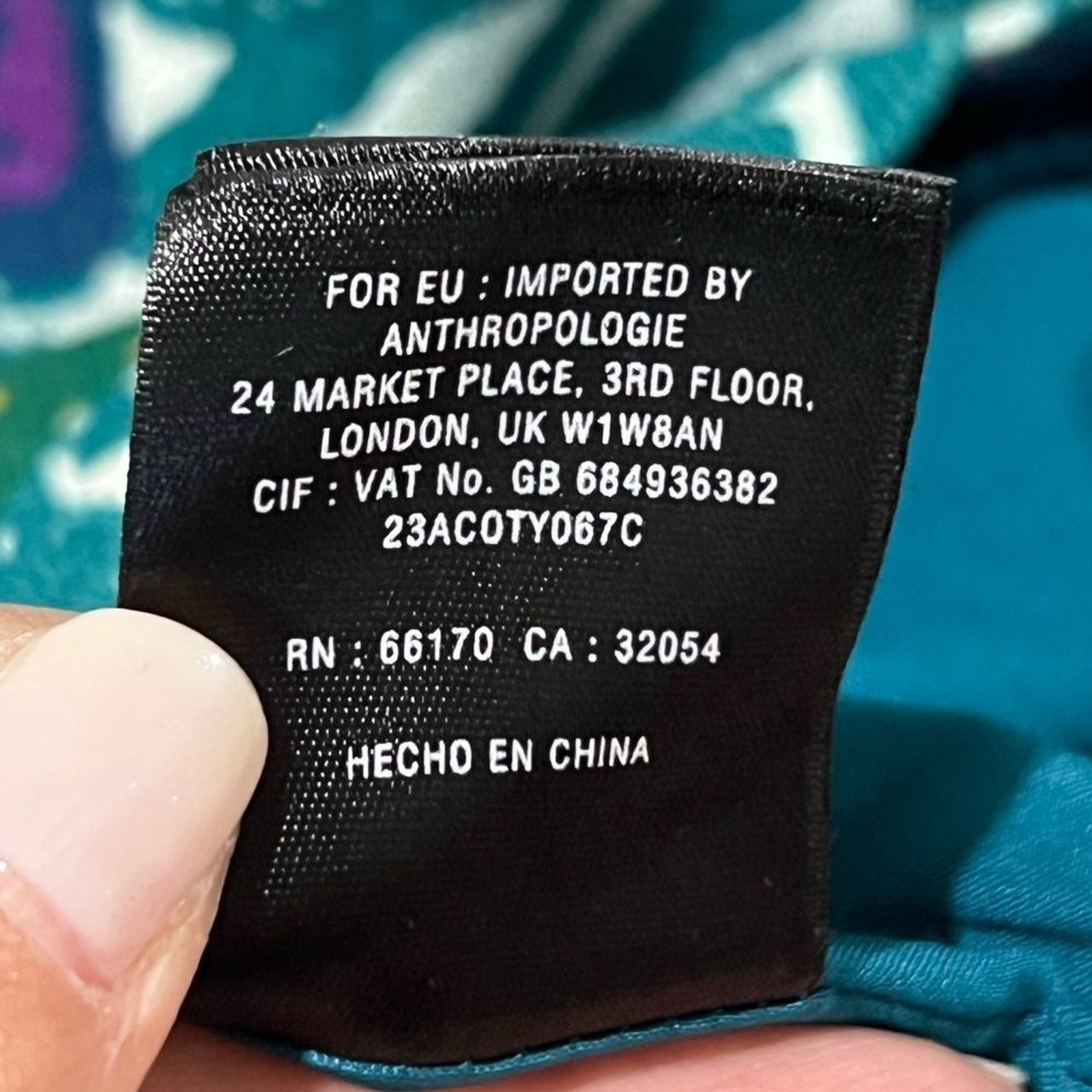 Anthropologie Vanessa Virginia Teal Blue Green Floral Embroidered Dress SZ 10