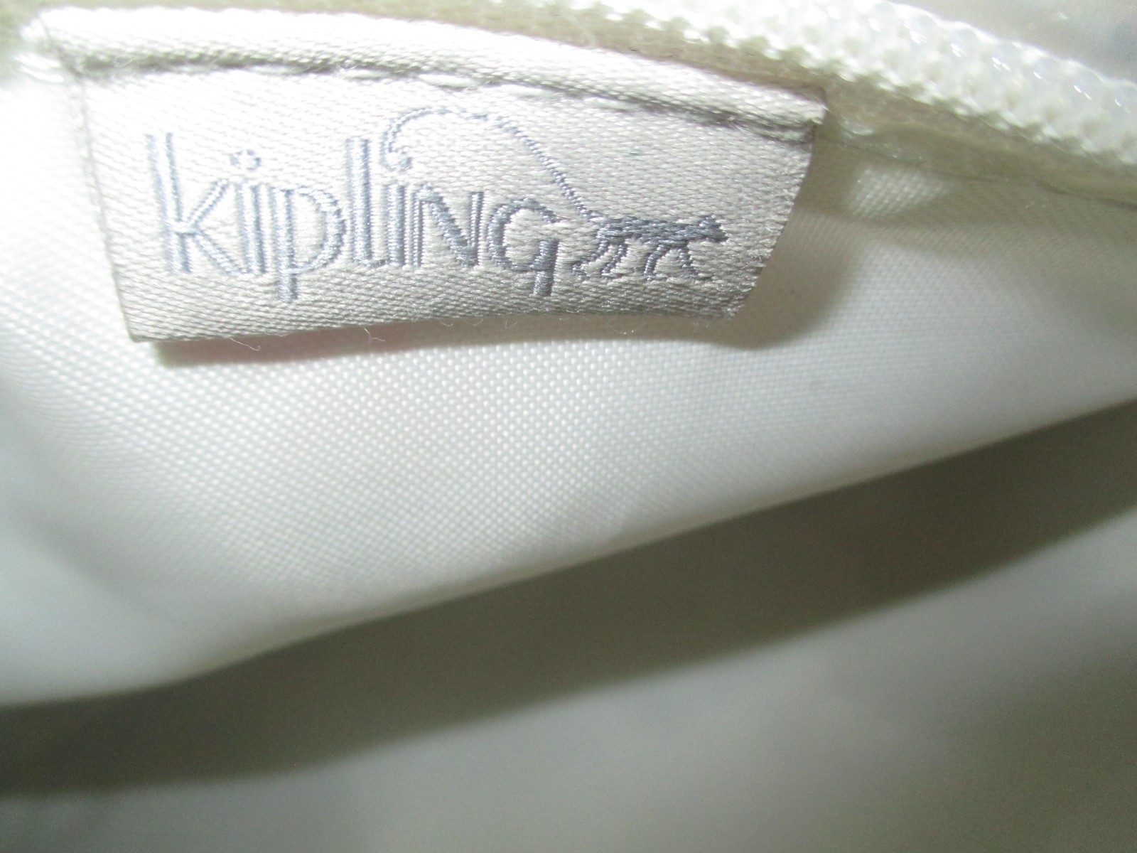 Kipling Keiko Crossbody Bag w/ Paisley Print (No Charm)on White Nylon Base