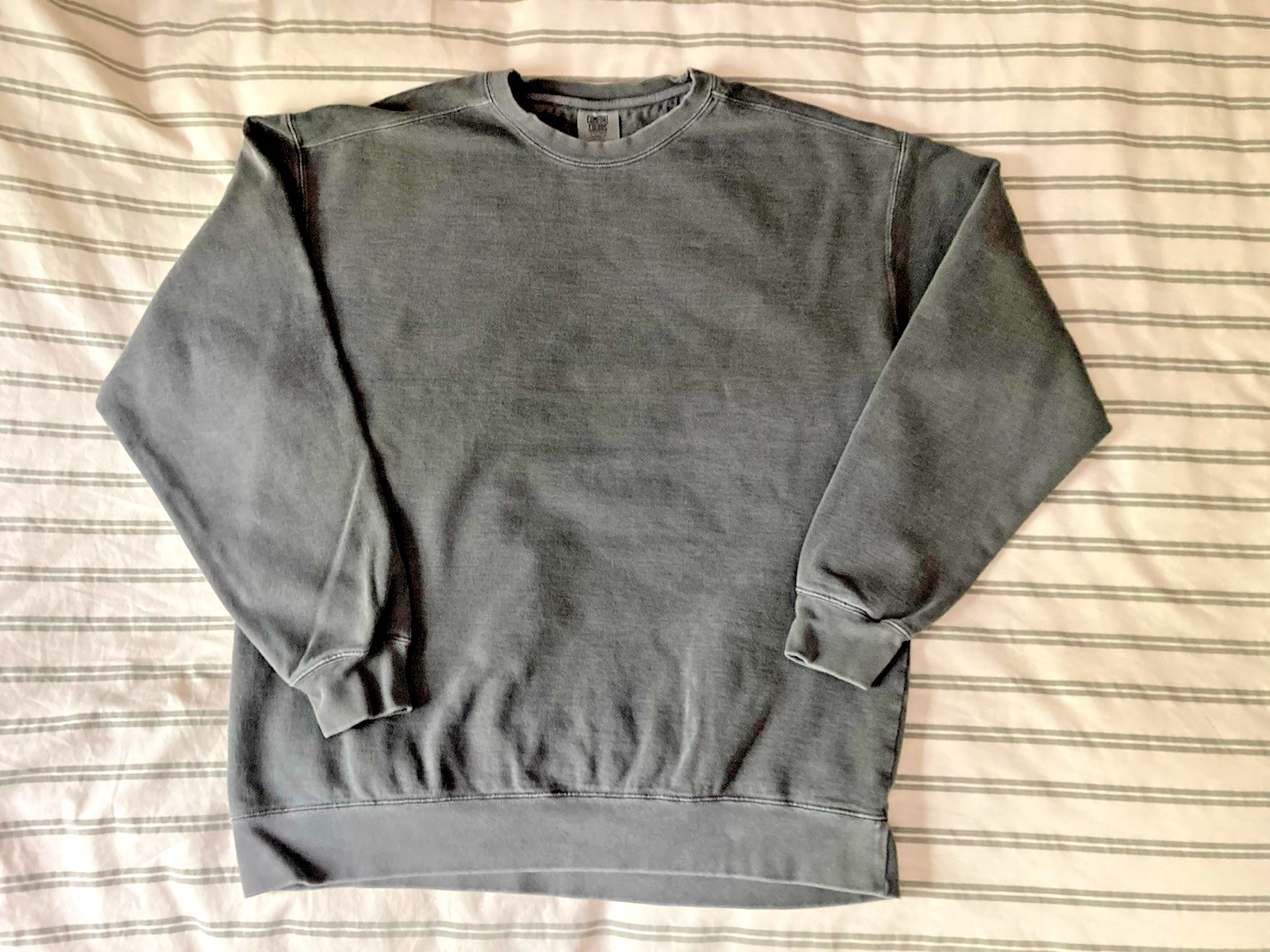 Comfort Colors Heavyweight Crewneck Sweatshirt Pepper Gray XL