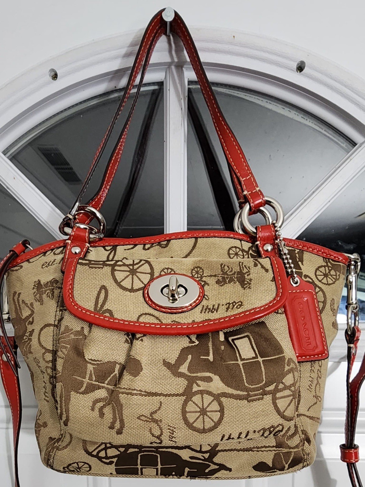 Coach Leah Small Crossbody F14855 Convertible Shoulder Handbag Purse Satchel