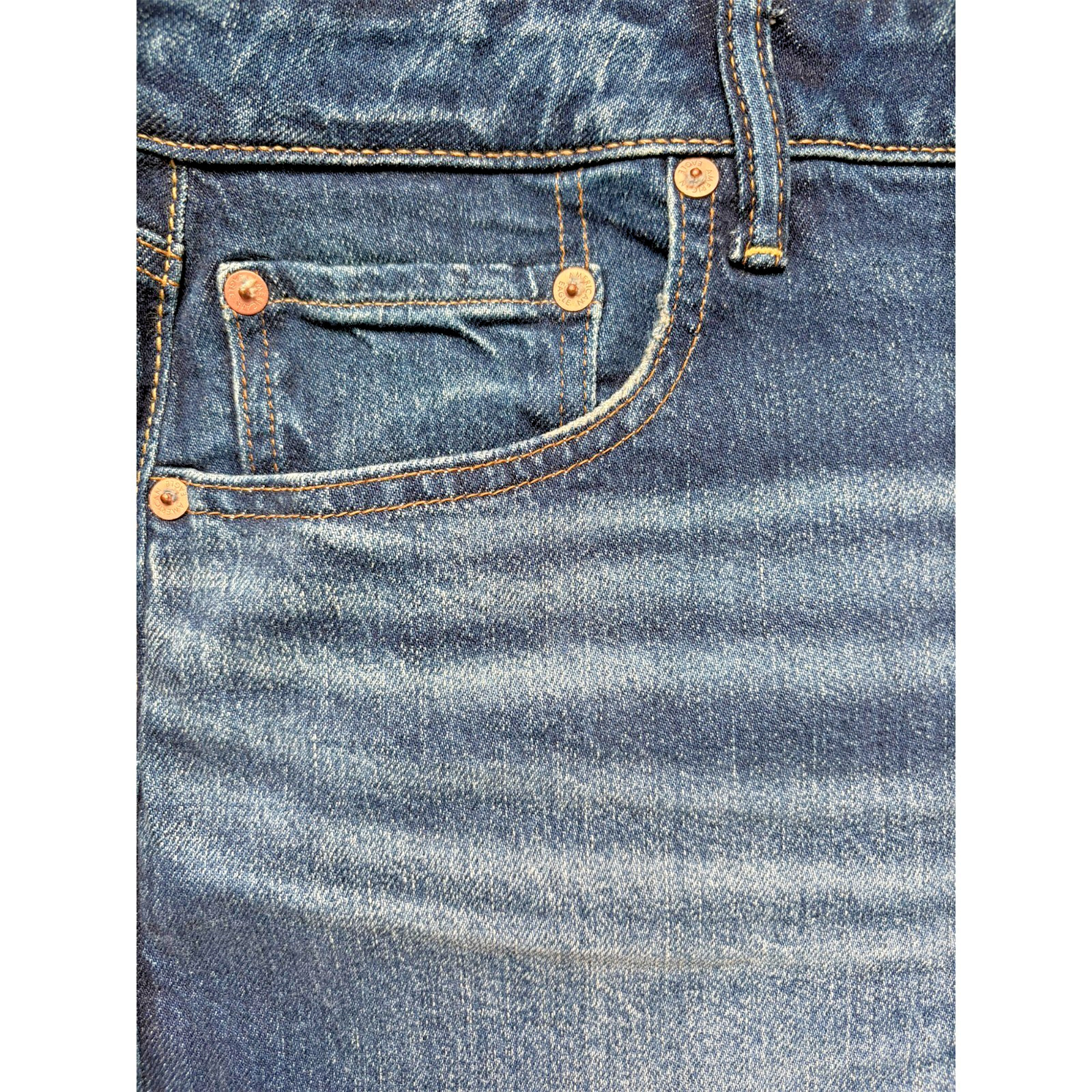NWT American Eagle Jeans Mens Size 36×34 Deep Navy Airflex+ Relaxed Straight