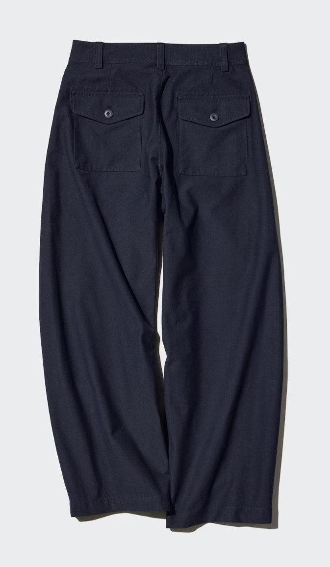 UNIQLO Jersey Barrel Silhouette Pants High Quality Materials NEW XS-4XL