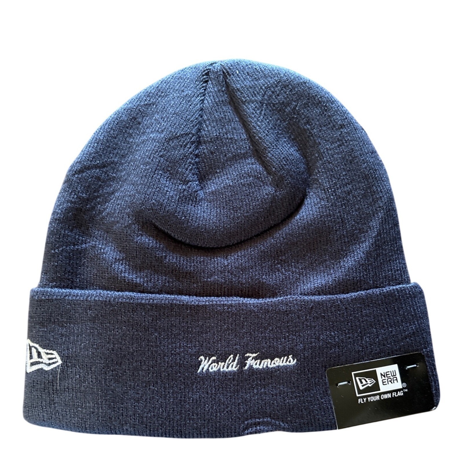 Supreme x New Era Box Logo Beanie Blue Knit Fall Winter Hypebeast Streetwear NWT