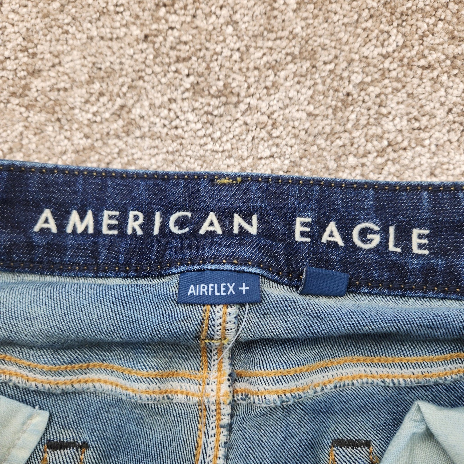 American Eagle Airflex+ Slim Jeans Mens 31×29 Dark Wash Stretch Denim 31 x 30