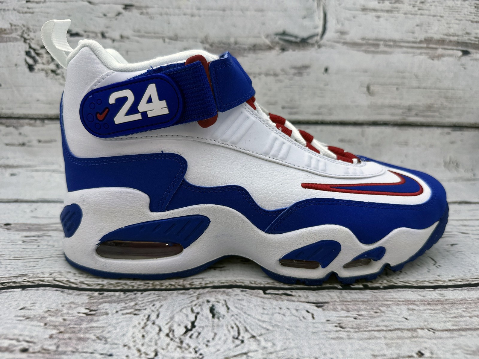 Nike Air Griffey Max 1 Shoes Youth Size 7Y White Blue Red DX3724-100