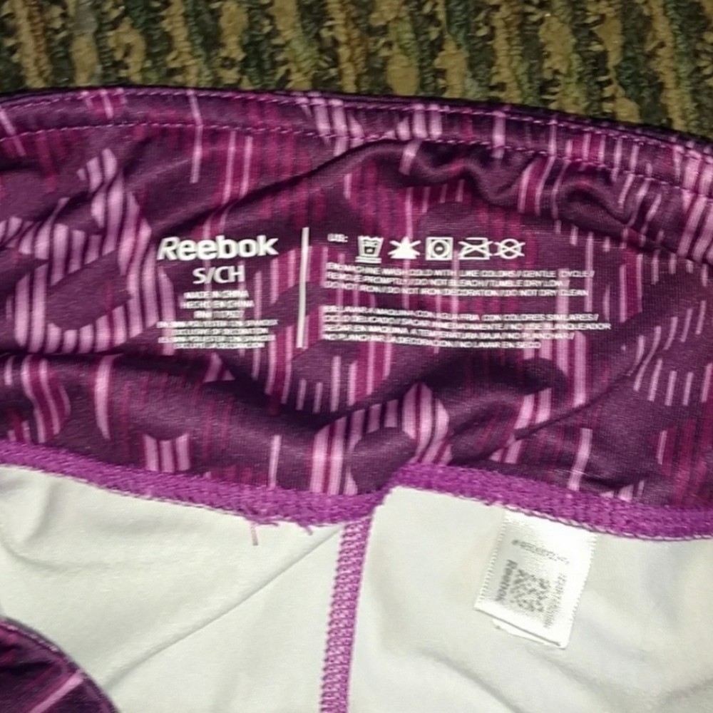 Reebok Purple Athletic Leggings
