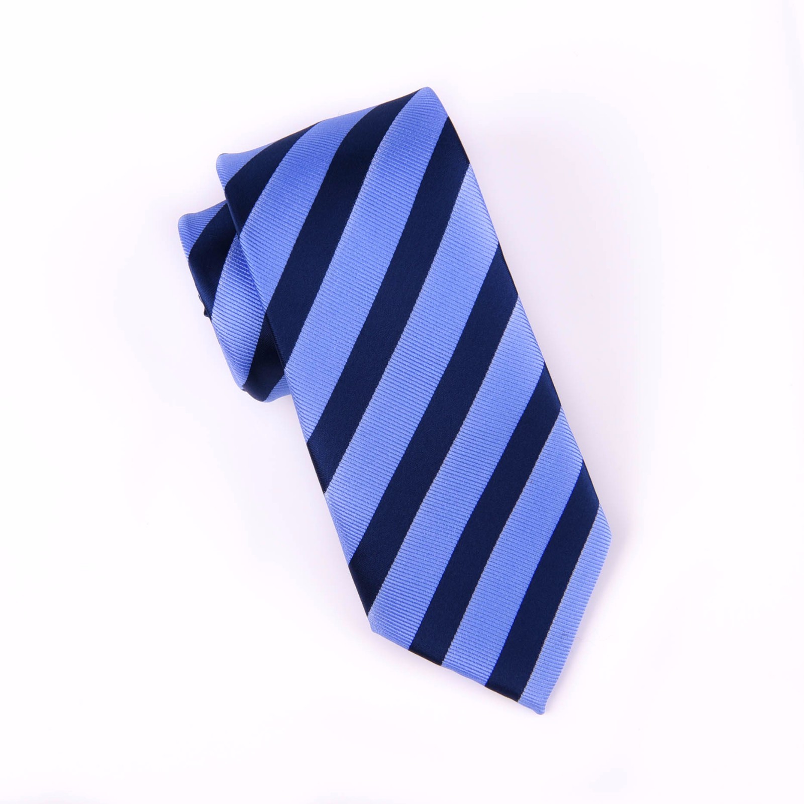 Popular Navy Formal Business Striped 3 Inch Tie Mens Professional Fashion