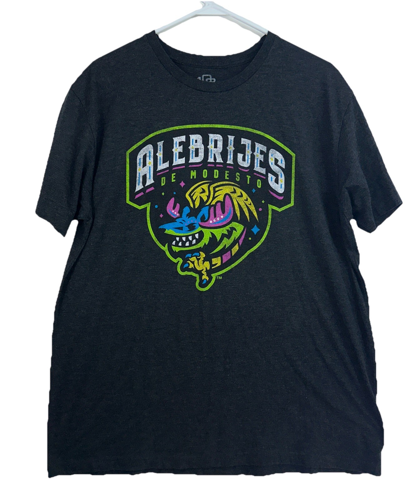 108 Stitches Alebrijes De Modesto Men’s XL Gray Poly Blend S/S T-shirt