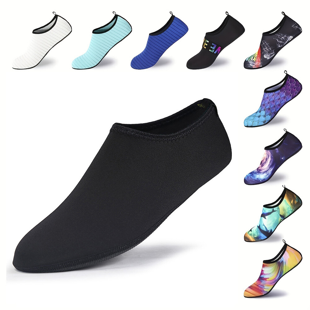 Womens Mens Water Shoes Anti Slip Barefoot walking Socks Sports Surf Beach Swim